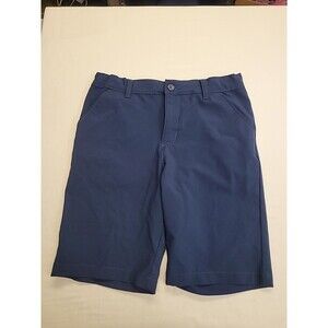 Wonder Nation Boys Navy Blue Uniform Shorts 14‎ Poly Spandex Adjustable Waist